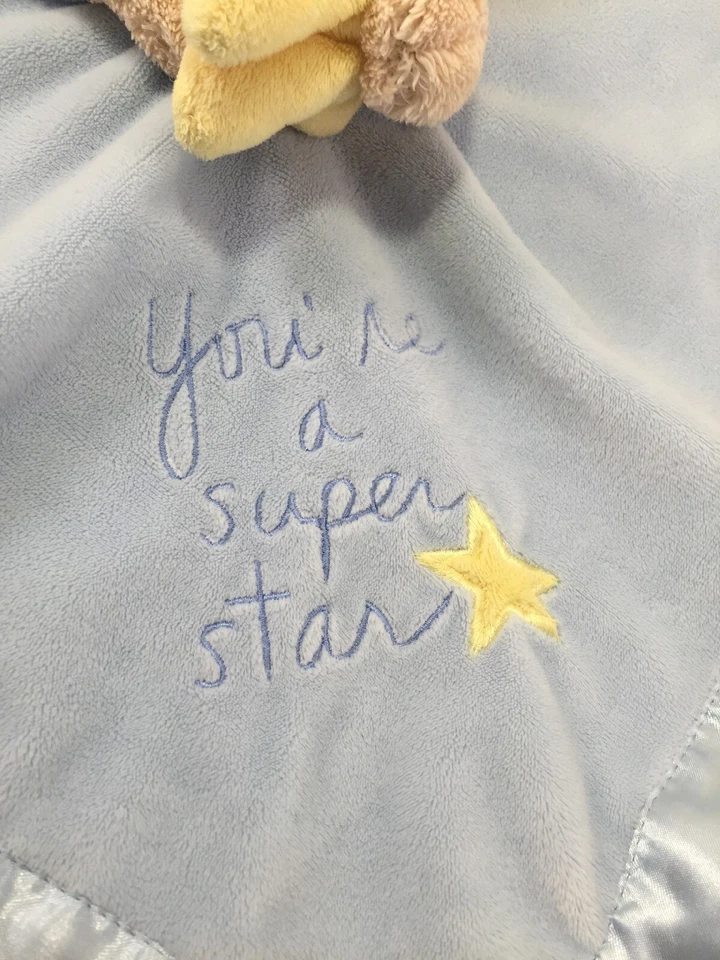 Messages From The Heart baby Security Blanket Puppy You're a Star Boy Lovey - Image 3 of 4