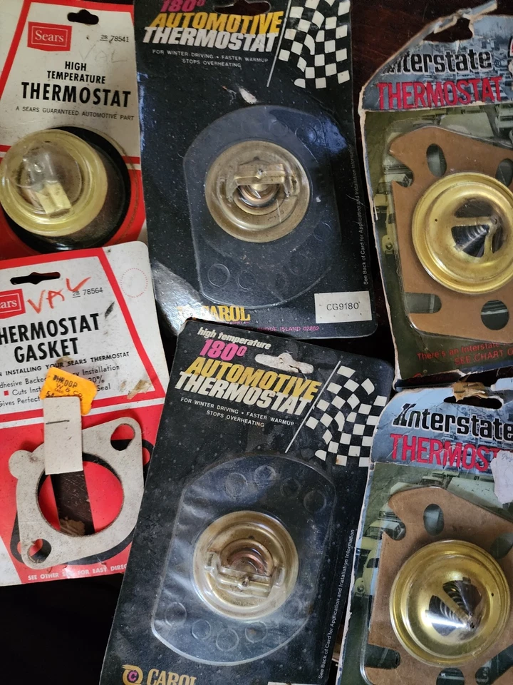 TERMOSTATOS Y JUNTAS AUTOMOTRICES DE COLECCIÓN NOS TRU-TEMP INTERSTATE CAROL SEARS Foto 4 de 4