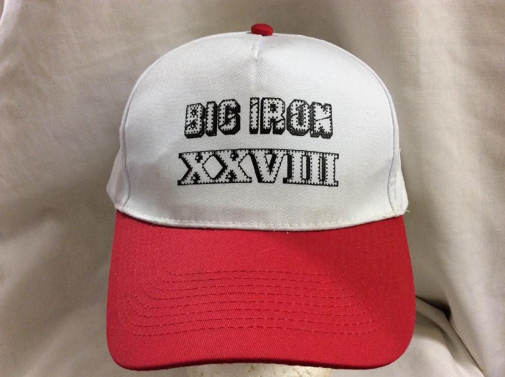 Vintage Trucker Baseball Cap BIG IRON XXVIII Retro Snapback Rave Rare Cool  