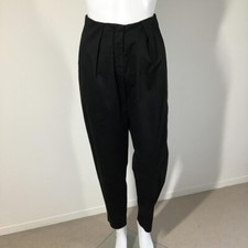 Carl Kapp Black Smoking Pants / Size 8 (Waist 28'')