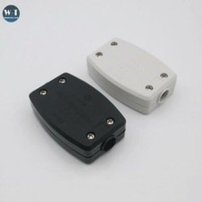 3 Way Junction Box Outdoor Cable Connector Electrical External PowerBlack/White