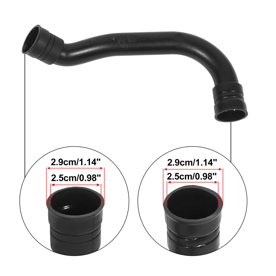 Front Intake Pipe Hose 2710901629 Custom for Mercedes-Benz C200 C250 2010-2013   - Image 4 of 4