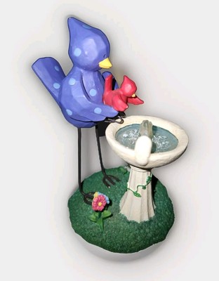  Tweet Along With Me   Refreshing Moments  Russ Berrie  Birdbath 