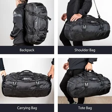 Ubon Large Duffel Bag Weekender Bag with Shoe Compartments Sports Gym Backpack