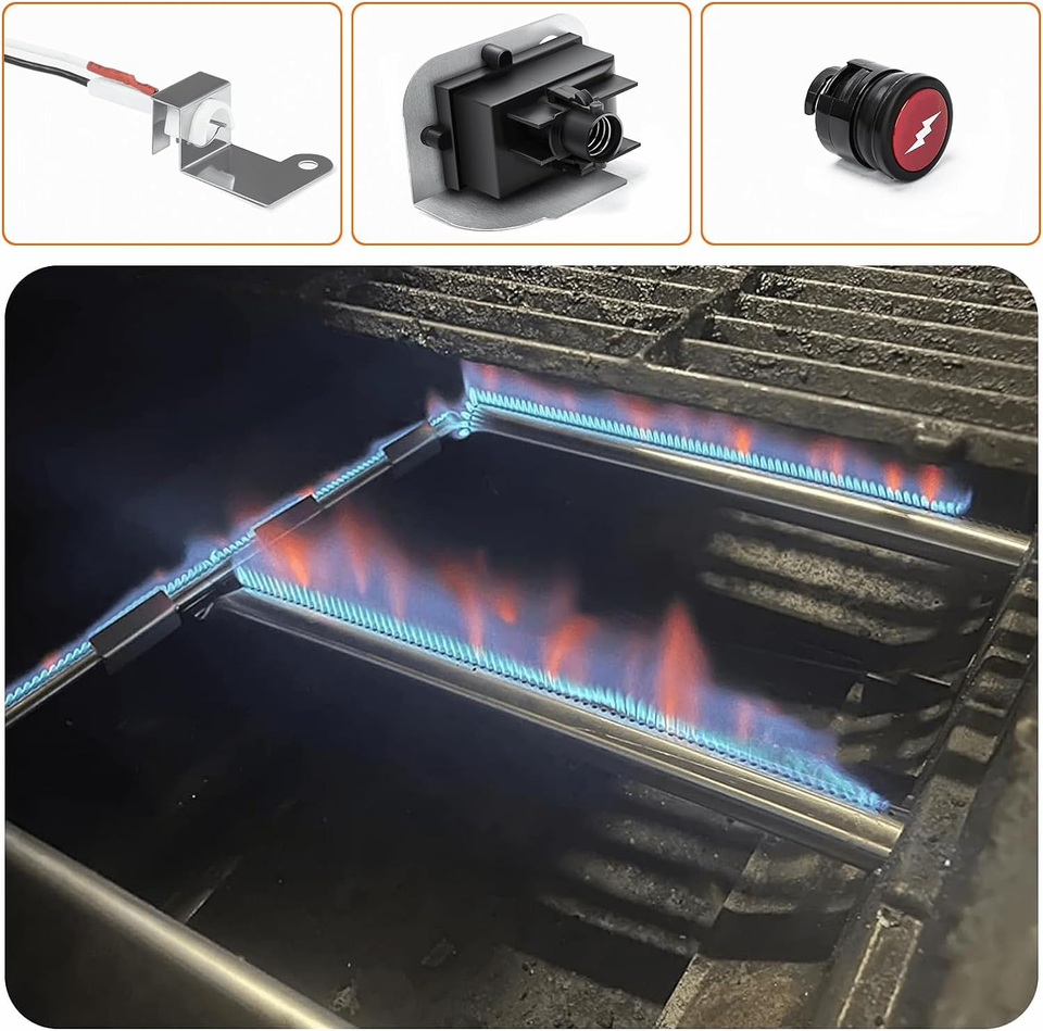 Volakebeing Grillzünder Set Für Weber Q320 - Elektronisches Zündkit Ersatz