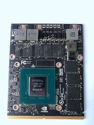 Dell Precision 7710 7720 HP ZBOOK17 G4 Quadro P3000 6GB N17E-Q1-A1 Video card