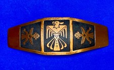 Thunderbird Eagle Dancer Native American Southwestern Large Belt Slide Buckle