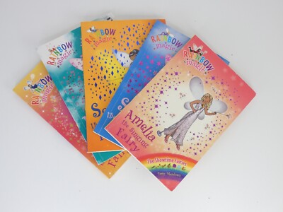 Rainbow Magic Fairy Books Bundle Amelia Ava Sienna Melodie Sophie Lot 5