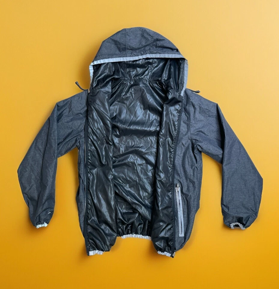 BAIT x K-WAY Collab Hombre’s L - Jacques Chaqueta de Lluvia Reflectante Reversible Embalable Foto 3 de 4