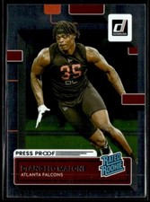 2022 Donruss Silver Press Proof DeAngelo Malone 065/100 Atlanta Falcons #386