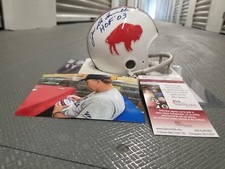 Joe DeLamielleure autographed mini football helmet w/ COA