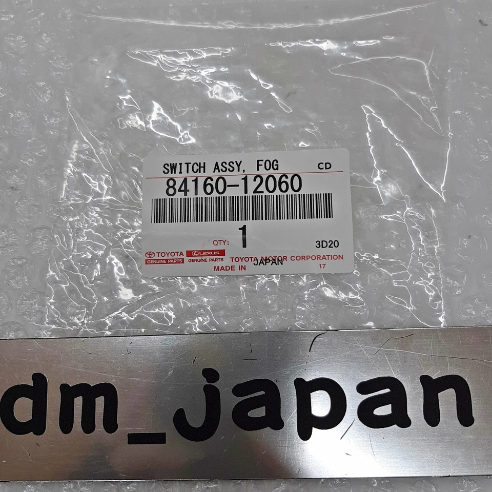 TOYOTA Genuine Scion IQ FR-S XB RAV4 C-HR Fog Light Lamp Switch 84160-12060 OEM - Изображение 3 из 4