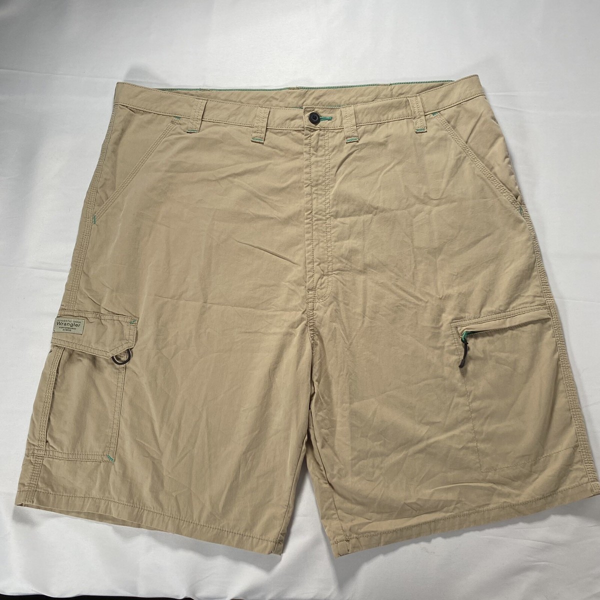 Wrangler Cargo Shorts Mens Plus Size 44 Performance Series Fishing