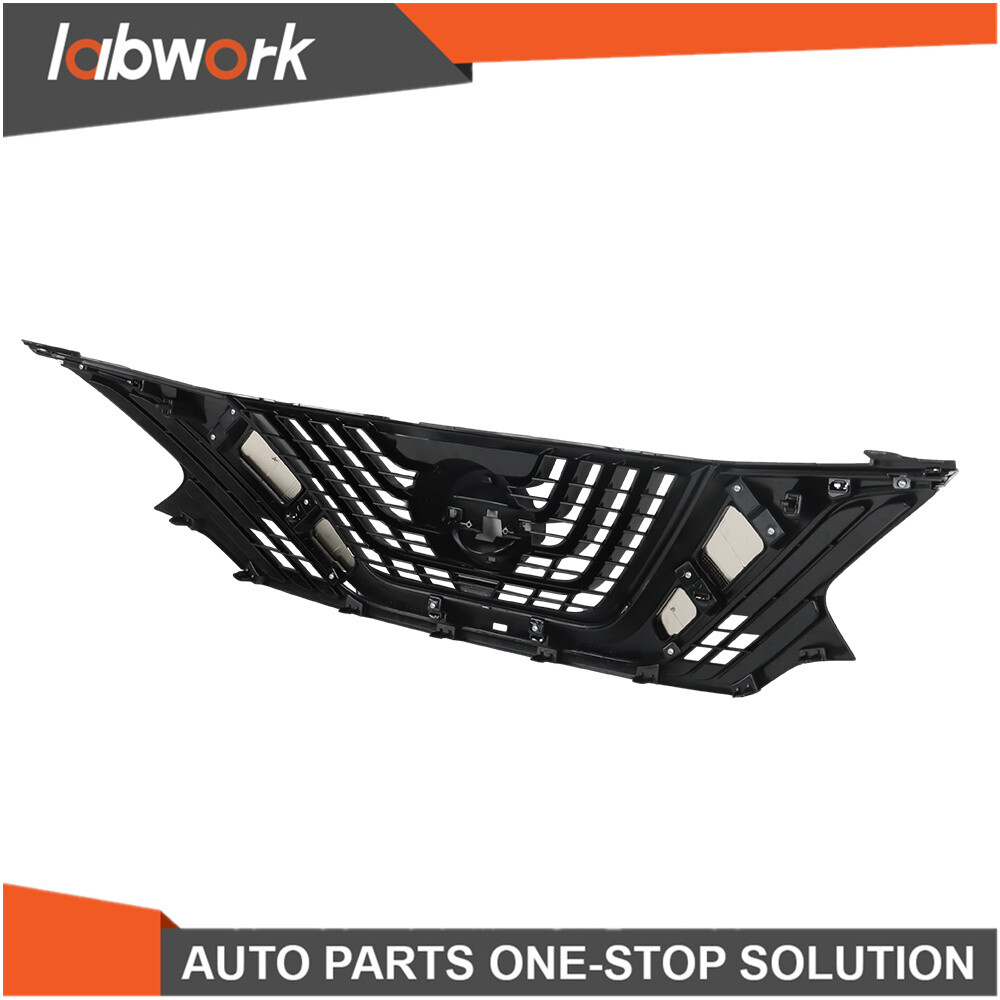 Labwork Front Bumper Upper Grille Chrome + Black For 2015-2018 Nissan Murano