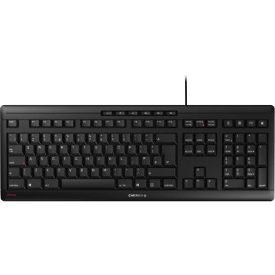 CHERRY STREAM KEYBOARD, Tastatur, schwarz