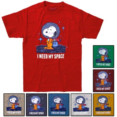 snoopy space t shirt