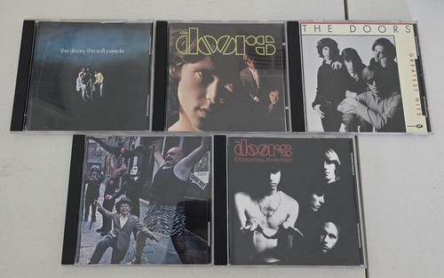 5 Classic Rock CD Lot The Doors Elektra Greatest Hits Soft Parade Strange Days
