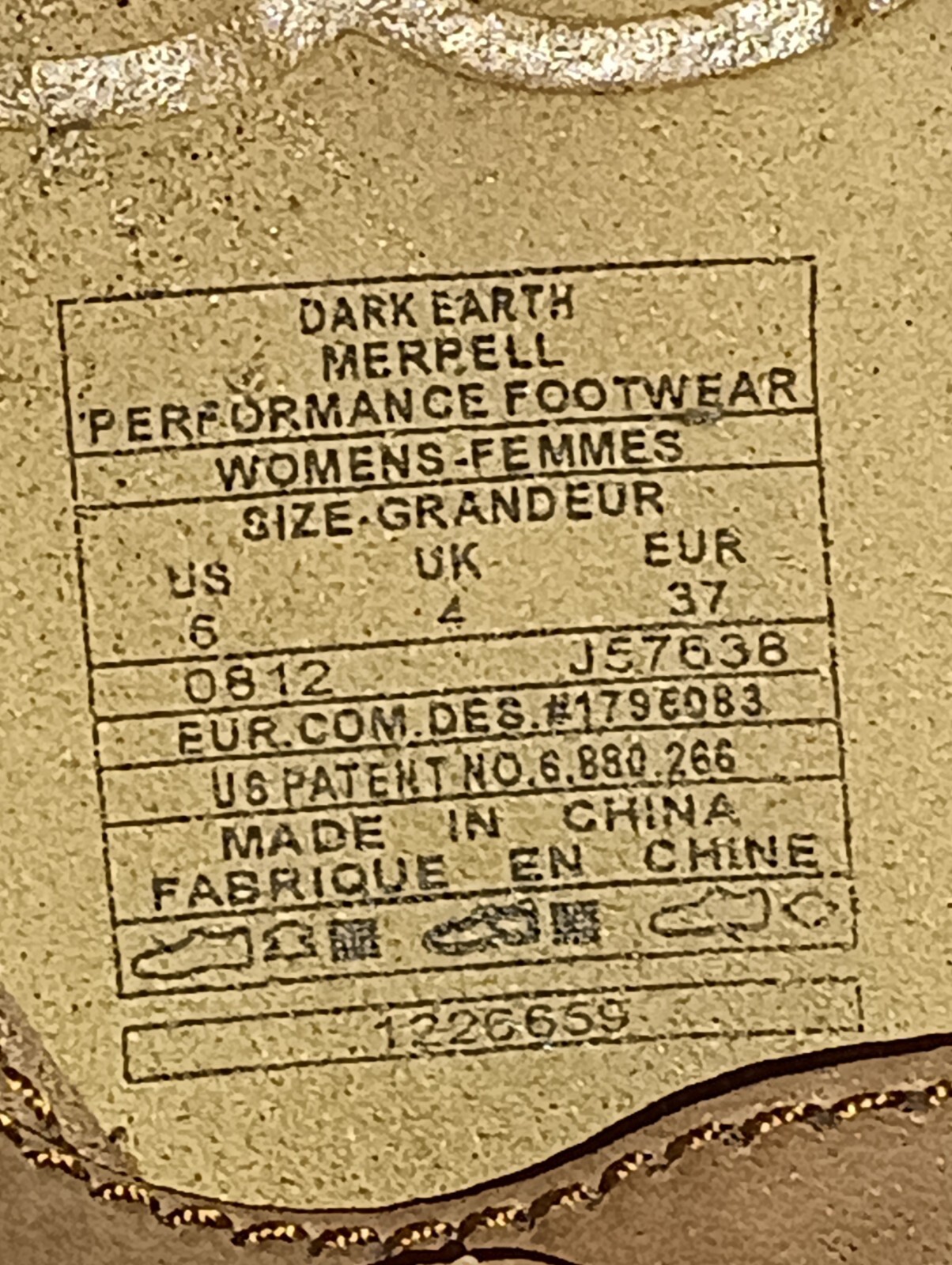 Merrell sandali donna caprifoglio scarpe performance terra scura taglia 6