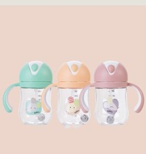 Baby Soft Spout Sippy Cups, Learner Cup with Removable Handles, Leak-Proof