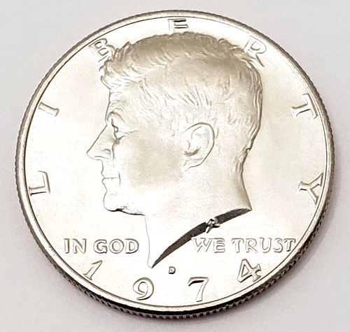 1974 D KENNEDY HALF DOLLAR  AVE CIRCULATED **FREE SHIPPING**