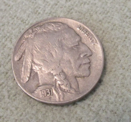 1931 S (San Francisco) Buffalo Nickel