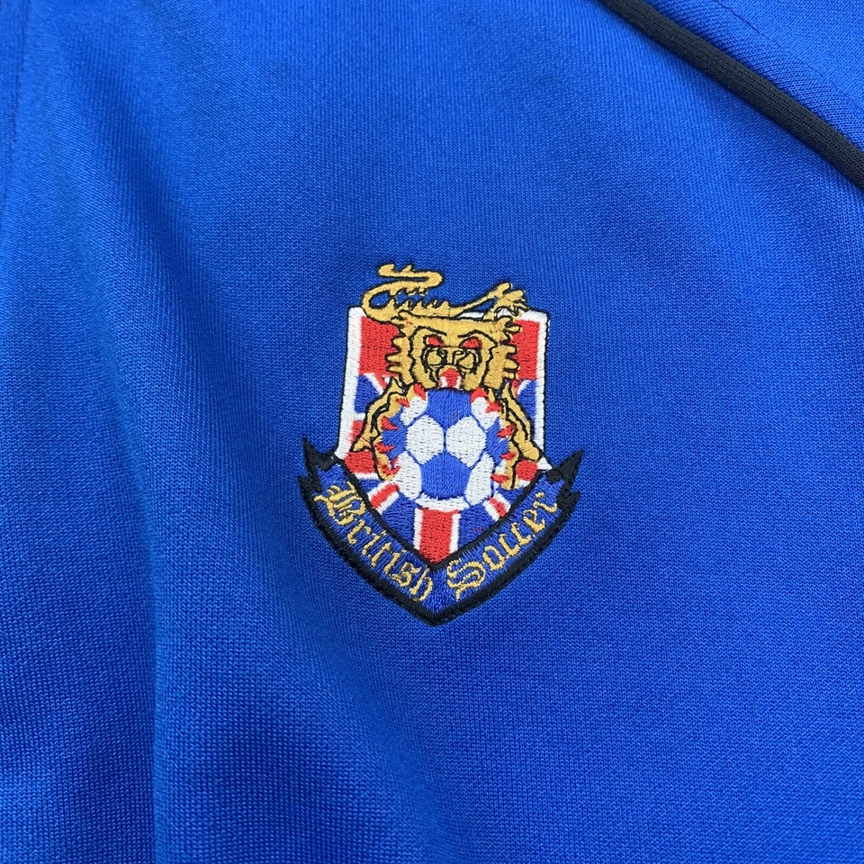 Chaqueta de Pista Xara British Soccer Crest Azul Negro XL Foto 3 de 4