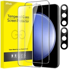 Screen Protector for Samsung Galaxy S23 FE 6.4-Inch with Camera Lens Protector