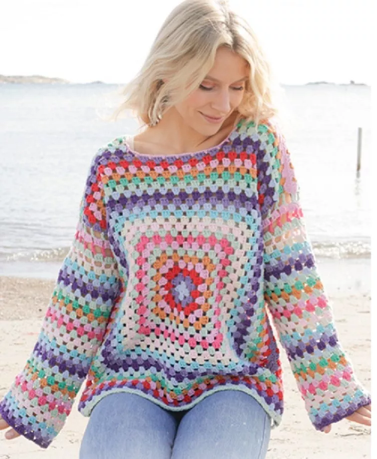 Crochet ladies store sweater patterns