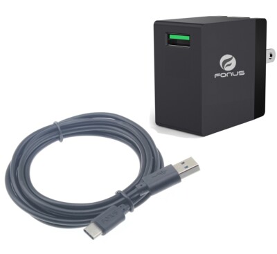For Nokia C100 C200 G100 G400 Quick Home Charger 18W 6ft USB Cable Power Cord