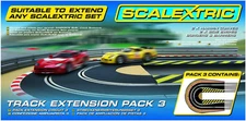 C8512 Track Extension Pack - 2x Hairpin Curves 2 Side Swipes Borders Barriers, L