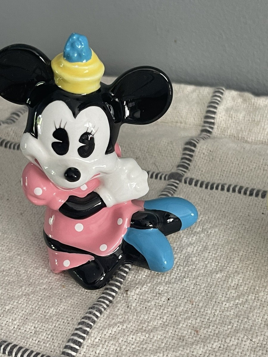 Vintage Disney Porcelain Mickey Minnie Figurines Made in Japan | eBay