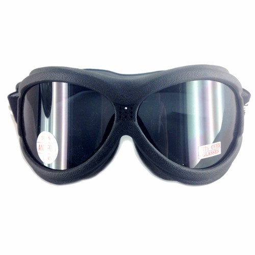 Biker Goggles, Assorted Frame/Lenses Color W. Adjustable Strap, Group-2 - Picture 6 of 17
