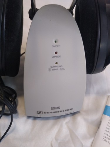 Sennheiser Wireless Surround Sound RS 130 Headphones Tested Working - Picture 7 of 21