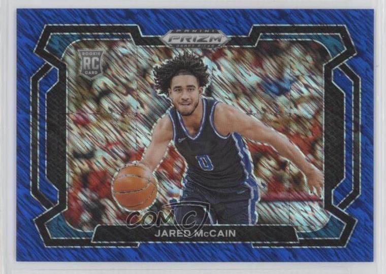 2024 Prizm Draft Picks FOTL Blue Shimmer Variations 17/19 Jared McCain #35 1g40