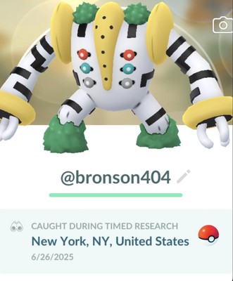 Pokemon Regigigas Caught In Red Pokeball 20k