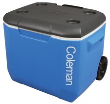 Image of Coleman 56 Litre Performance Wheeled Cooler Camping Outdoors Festival Sports