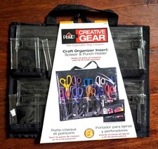Plaid Creative Gear Craft Organizer Insert 2-sided Scissor  Punch Holder - NIP