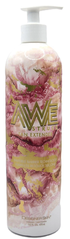 Designer Skin AWESTRUCK 16 oz Hidratante Bronceador Extensor Loción Corporal Después del Bronceado Cuidado Foto 4 de 4