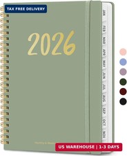 2026 Planner - Weekly and Monthly Planner, January 2026 to December 2026, Spiral