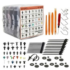 2275PCS Car Retainer Auto Fasteners Body Plastic Trim Clips Pin Rivet Bumper Kit