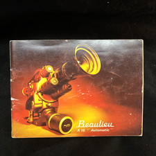 Beaulieu R16 Automatic 16mm Instruction booklet. 1973 Excellent.