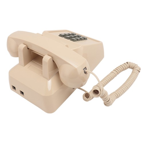 Vintage Corded Phone Big Button Classic Landline Phone For House - Zdjęcie 10 z 12