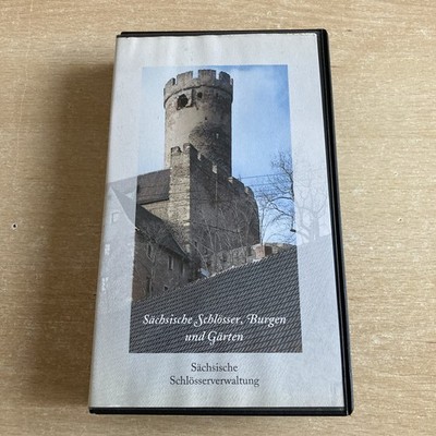 sächsische Schlösser ,Burgen und GÄRTEN VHS-KASSETTE