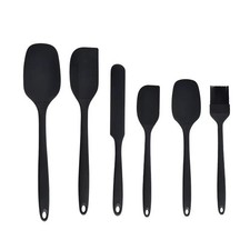 Silicone Spatula Set 6 PCS High Heat Resistant Non-Stick Rubber Kitchen Utensils