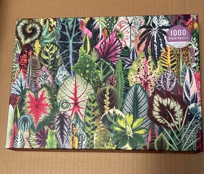 NEW Houseplant Jungle 1000 Piece Puzzle By Galison Troy Litten 27x20 Inches