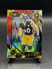 2024 Select Tj Watt Club Level #294 Red Black Shock