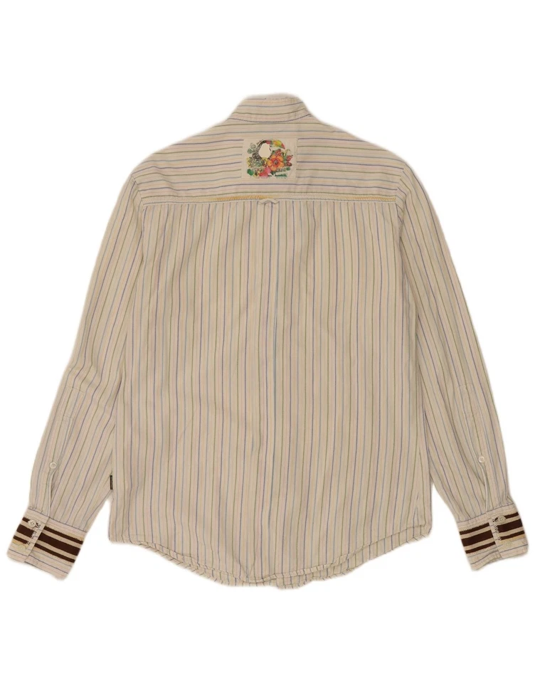 Мужская рубашка JUST CAVALLI XS белая в полоску DG24 - Изображение 2 из 4