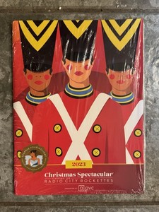 RADIO CITY ROCKETTES  2023-CHRISTMAS SPECTACULAR -PROGRAM/BOOK wSTICKERS -SEALED