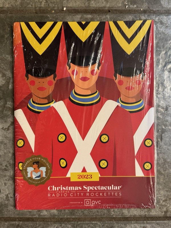 RADIO CITY ROCKETTES  2023-CHRISTMAS SPECTACULAR -PROGRAM/BOOK wSTICKERS -SEALED