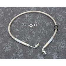 Drag Specialties Stainless Steel Std  Front Brake Line Kit w/ABS - 1741-5812